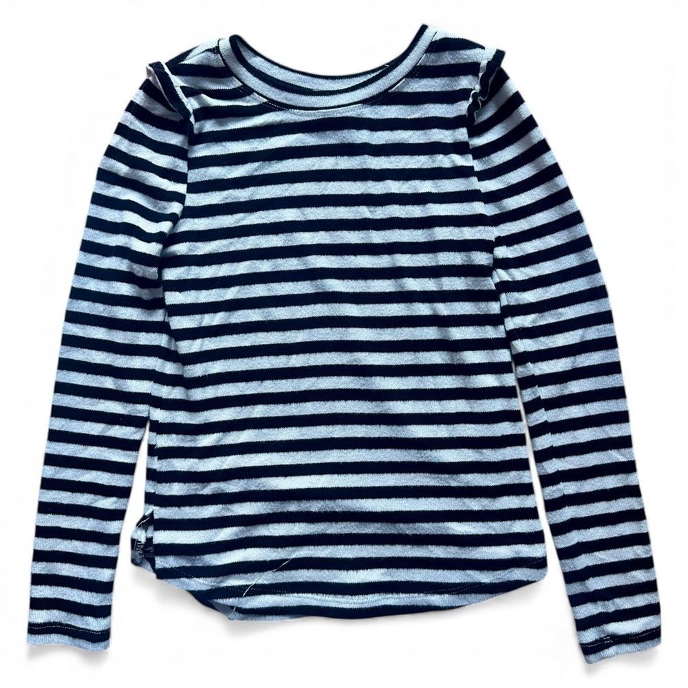 Splendid Girls Long Sleeve C'est La Vie Shirt Size 7 Breton Stripe Classic